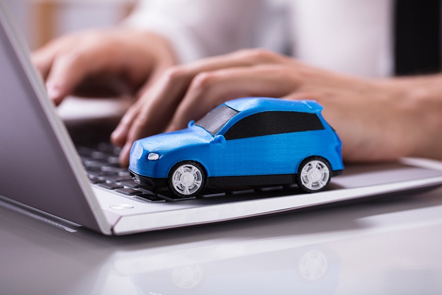 Customer selling vehicle at dealership