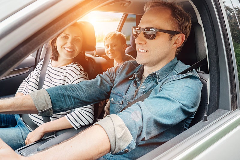 Customer receiving vehicle offer